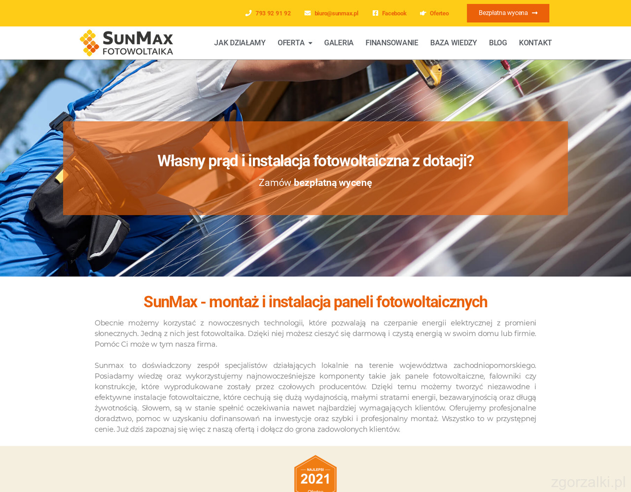 SunMax fotowoltaika
