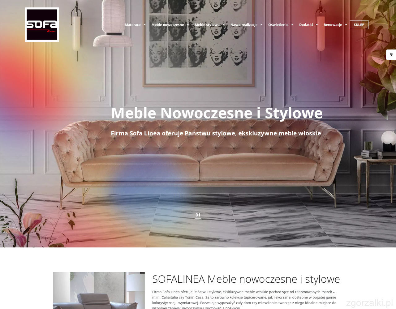 Salon meblowy Sofa-Linea