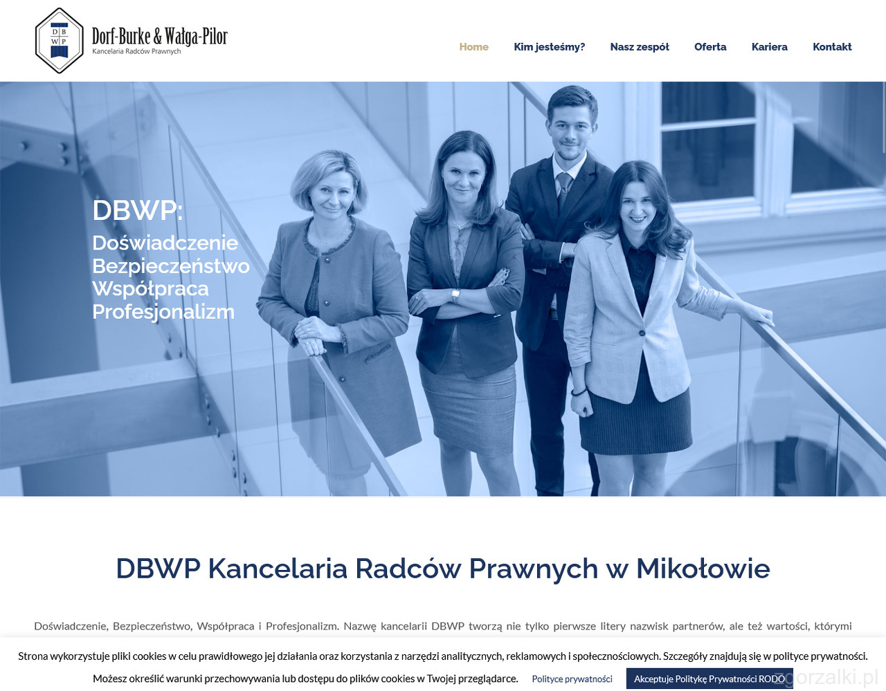 DBWP Kancelaria Radców Prawnych Dorf-Burke, Wałga-Pilor Sp. p.